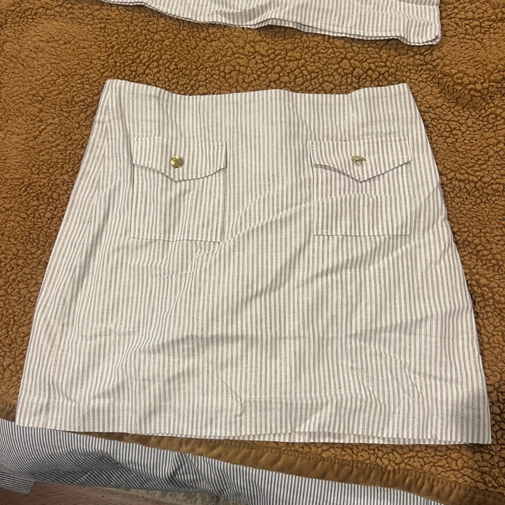 J. Crew skirt with matching top